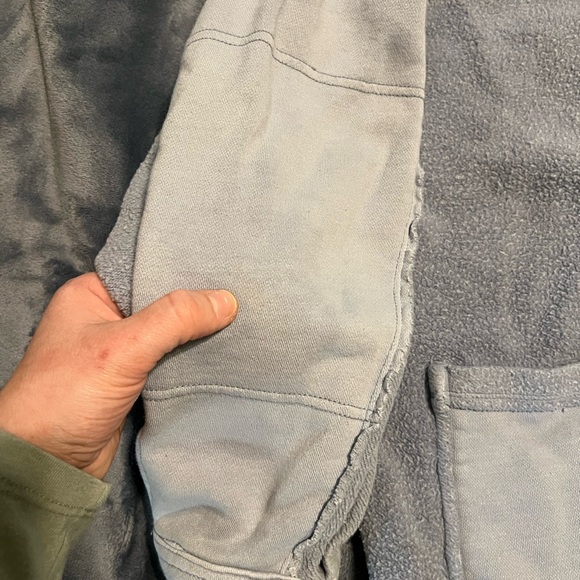 Free People Jordan Oversized Blue Jacket - Picture 7 of 12